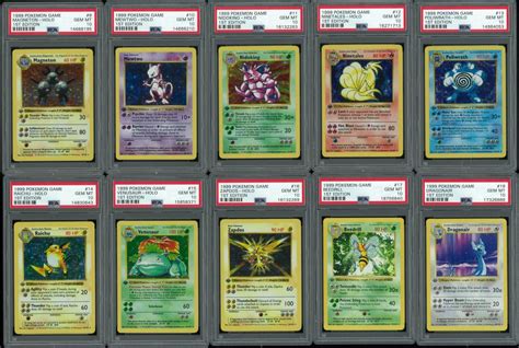 Pokemon Base Set 1st Edition Shadowless Complete Set - All Cards PSA 10 ...