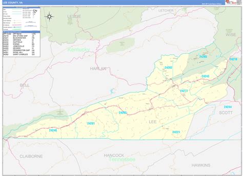 Map Books of Lee County Virginia - marketmaps.com