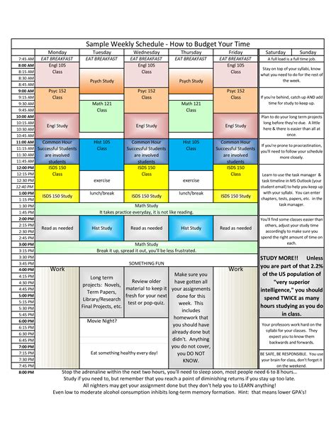 Activity Schedule Weekly - How to create an activity Schedule Weekly? Download this Activity ...