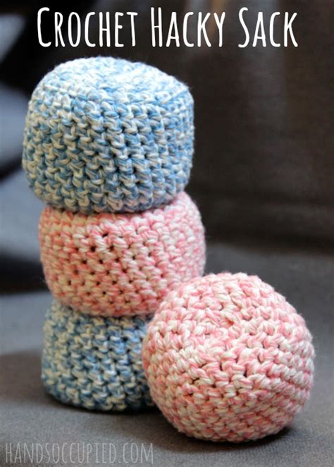 Crochet-A-Day: Easy Crochet Hacky Sack - Make and Takes