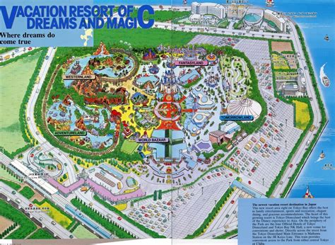 Disneyland Japan Map