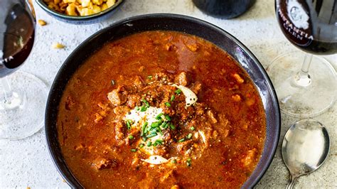 Traditional Austrian Beef Goulash soup