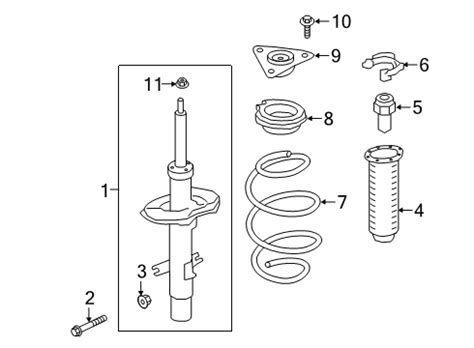 Struts & Components - Front - 2021 Nissan Altima