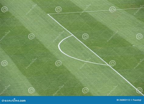 Penalty Area on Soccer Field Stock Photo - Image of penalty, lines: 26083112