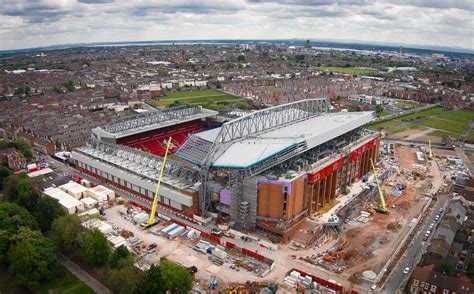 Anfield's New Main Stand During Construction | DJI Phantom Drone Forum