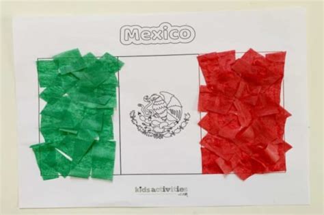 3 Fun Mexican Flag Crafts for Kids with Printable Flag of Mexico | Kids ...