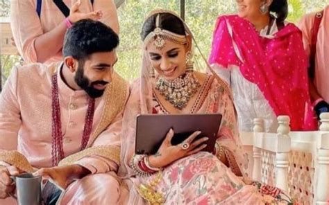 Unseen photos from Jasprit Bumrah, Sanjana Ganesan's wedding ceremony