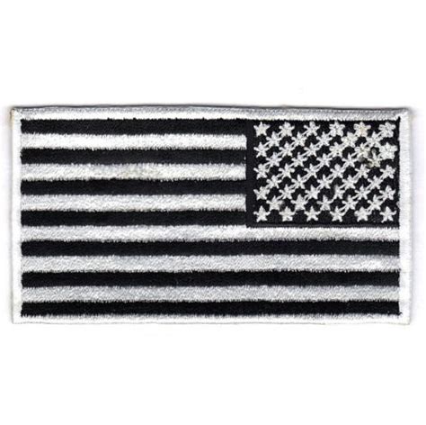 United States of America U.S.A. Military Army Black & White Reverse ...