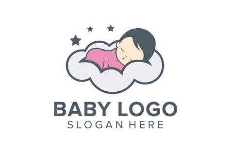 Baby Logo Design Vector Graphic by nuranitalutfiana92 · Creative Fabrica