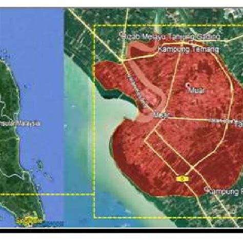 Map of Muar Royal Town Johor Figure 1 indicates the map of Muar Royal ...