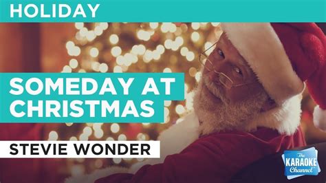 Someday At Christmas : Stevie Wonder | Karaoke with Lyrics - YouTube