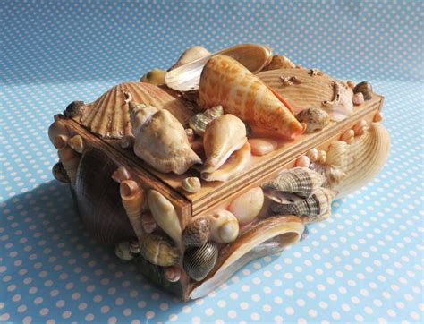 Simple Shell Covered Box - Etsy UK | Covered boxes, Etsy, Etsy uk