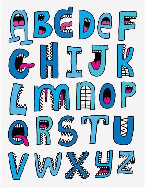 Unique lovely, cool font alphabet letters | Lettering alphabet, Cool fonts alphabet, Hand ...