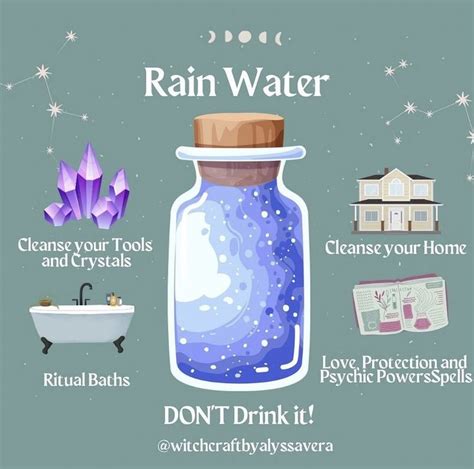 Rain Water Uses in 2023 | Paganism spells, Ritual bath, Rain