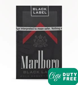 Marlboro Black Label - Duty Free Cigarettes