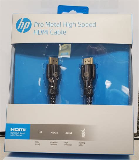 HP Pro Metal High Speed HDMI Cable – Buy H2O Plan