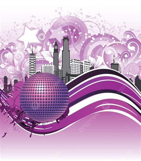 Concert Poster Decoration Ornate Abstract Background, Grungy, Discoball, Design Background Image ...