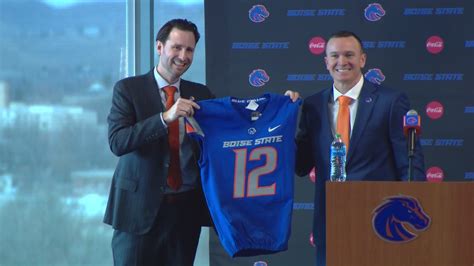 Spencer Danielson introduced as Boise State football head coach | ktvb.com