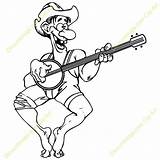 Hillbilly Clipart Willy Cartoon Drawing Cliparts Pages Library Drawings  sketch template