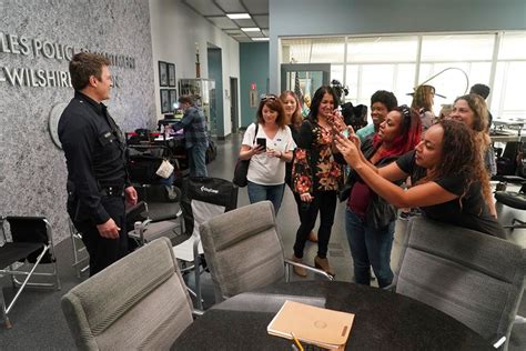 ABC Behind the Scenes Photos on Set of The Rookie with Nathan Fillion ...