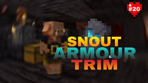 GETTING SNOUT ARMOUR TRIM // MINECRAFT SERVIVAL SERIES #20 - YouTube