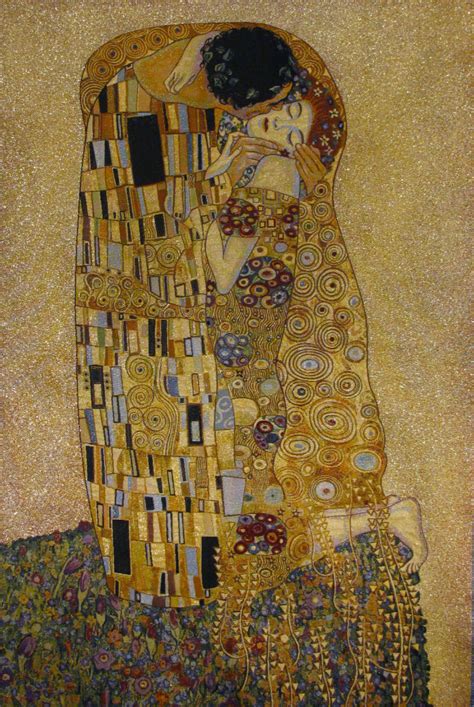 The Kiss by Klimt - The Tapestry House - Jacquard Woven Tapestries