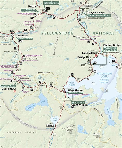 YNP Map of the Lower Loop | Spring Creek Ranch