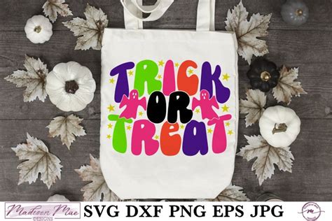 Trick or Treat SVG, Halloween Bag Design