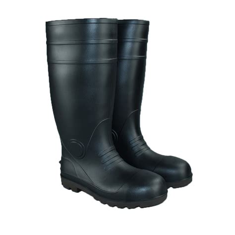 Safety wellington boots with steel toe and midsole - Safety rain boots ...