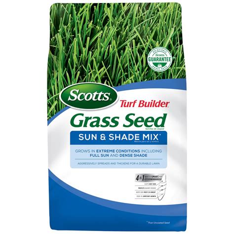 WaterSmart Grass Seed Sun, Shade Mix, Scotts Turf Builder 20 lb, Lawn Landscape | eBay