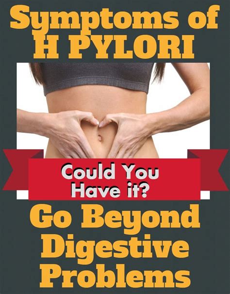 The symptoms of H pylori go way beyond just digestive problems. Could you have H pylori? http ...