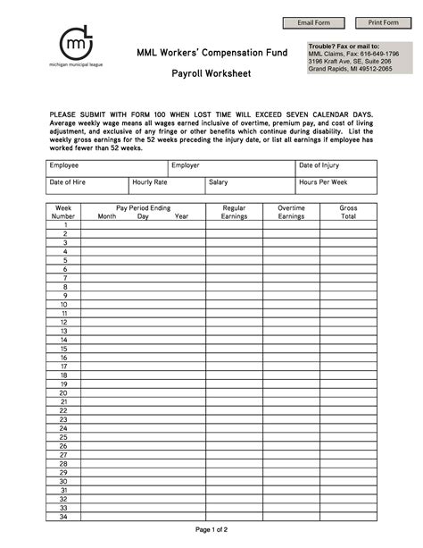 Payroll Sample Format | HQ Printable Documents