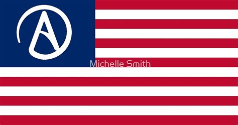 "American Atheist Flag" by Michelle Smith | Redbubble