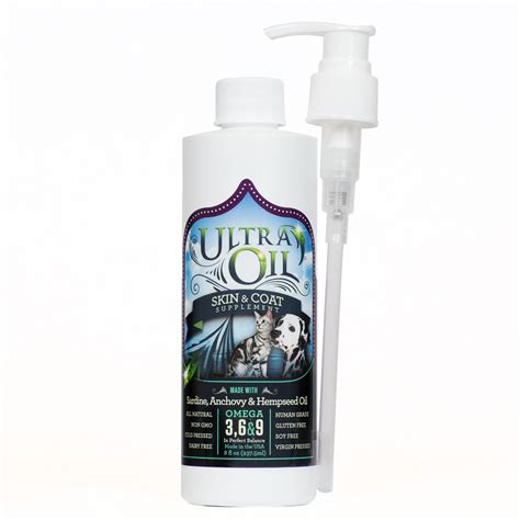 Ultra Oil Skin and Coat Supplement For Dogs and Cats – UltraOil for Pets