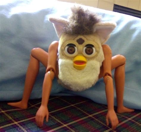 Tiny Fluffy Robots | Furby, Cursed images, Weird images