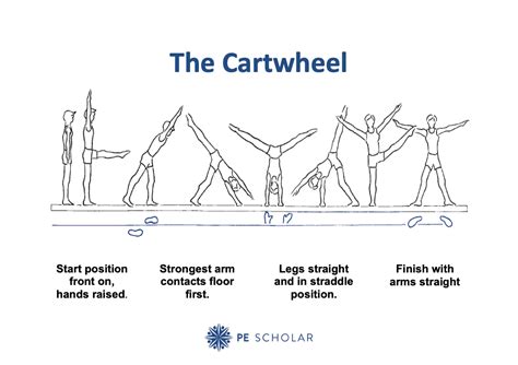 How to do a Cartwheel in Gymnastics: Visual Resource Card - PE Scholar