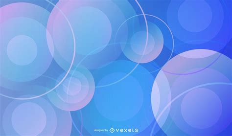 Blue Gradient Circular Pattern Background Vector Download