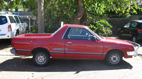 Aussie Old Parked Cars: 1992 Subaru GL Brumby 1800 4WD Ute