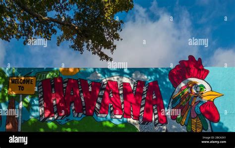 Calle Ocho Mural. Little Havana. Miami. Florida. USA Stock Photo - Alamy