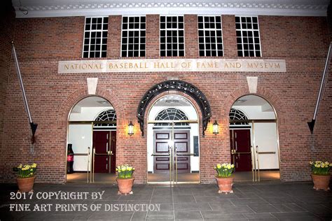 Cooperstown Baseball Hall of Fame Entrance Art Print | Brandywine ...