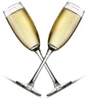 Champagne glasses PNG