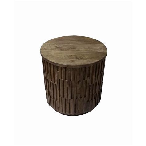 Riverside Furniture Viewpoint 67209 Rustic Contemporary Round End Table | Lindy's Furniture ...