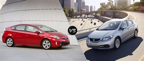 2015 Toyota Prius vs 2015 Honda Civic Hybrid