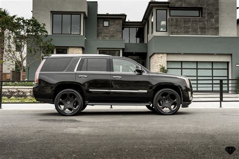 Black Cadillac Escalade Appears Gorgeous with Custom Blaque Diamond ...