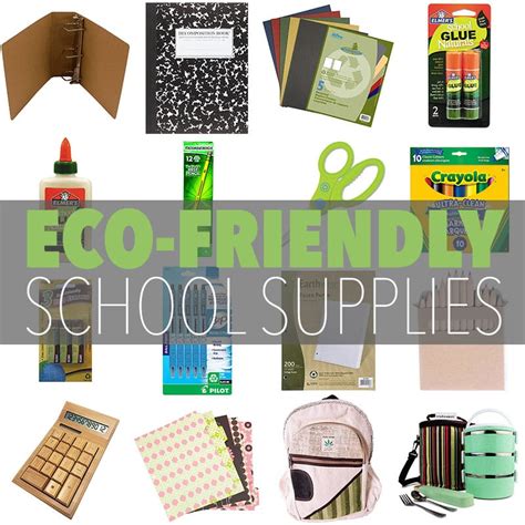 Eco-Friendly School Supplies | Of Houses and Trees