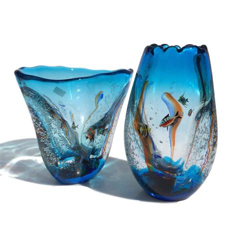 Murano Glass Aquarium Vase | Trademark of Origin