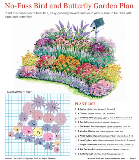 Easy Pollinator Garden Plan | Perennial garden plans, Garden design plans, Flower garden plans