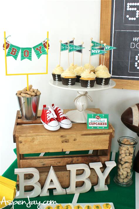 A Football Baby Shower that will be a touchdown - Aspen Jay