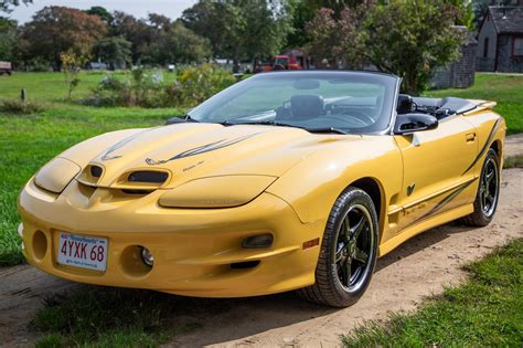 21k-Mile 2002 Pontiac Firebird Trans Am WS6 Collector Edition Convertible for sale on BaT ...