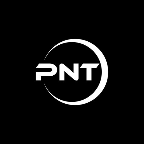 PNT letter logo design in illustration. Vector logo, calligraphy ...